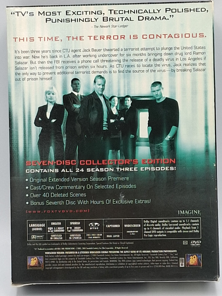 DVD - 24 (Season Three)