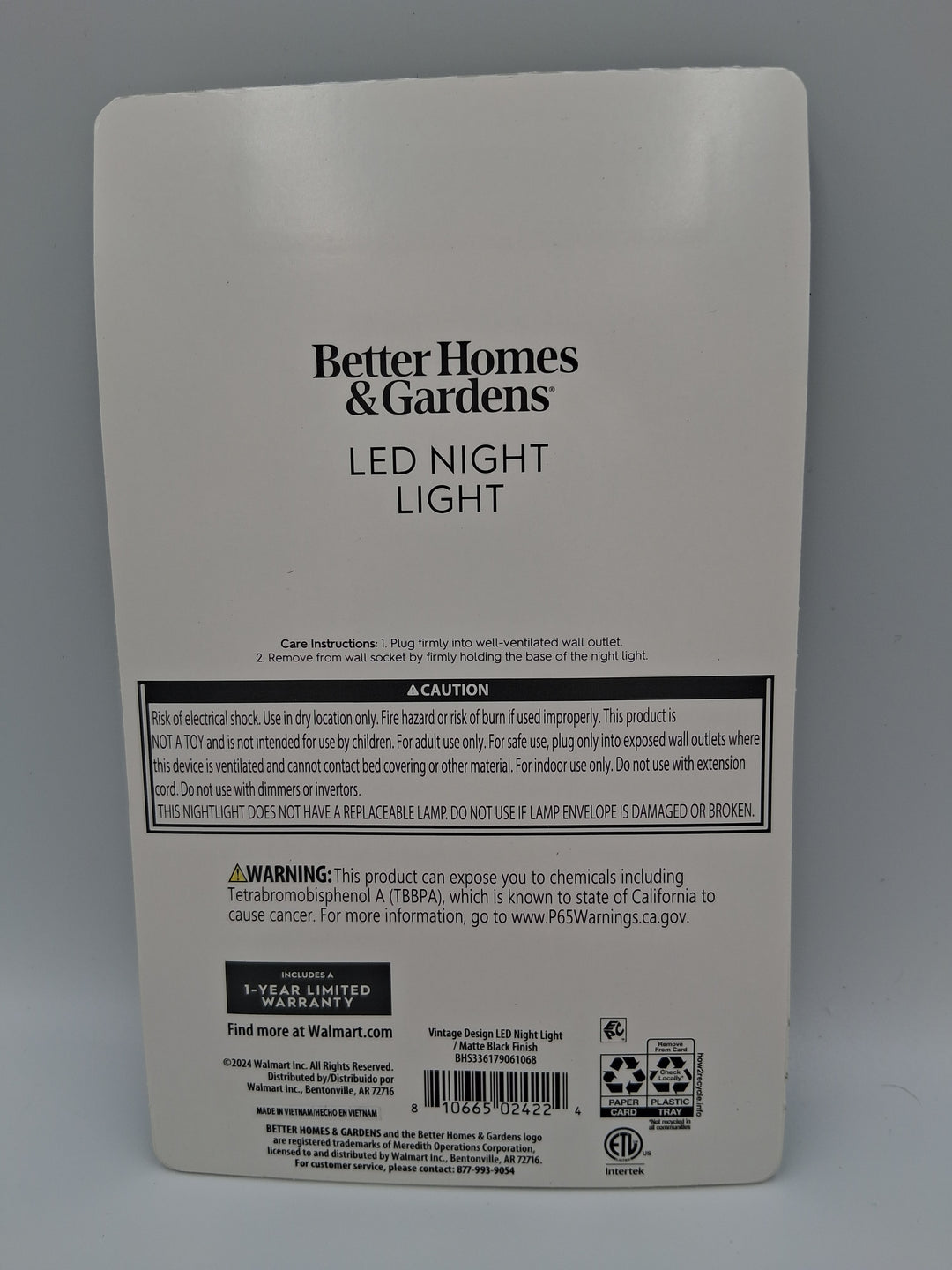 Better Homes & Gardens LED Night Light