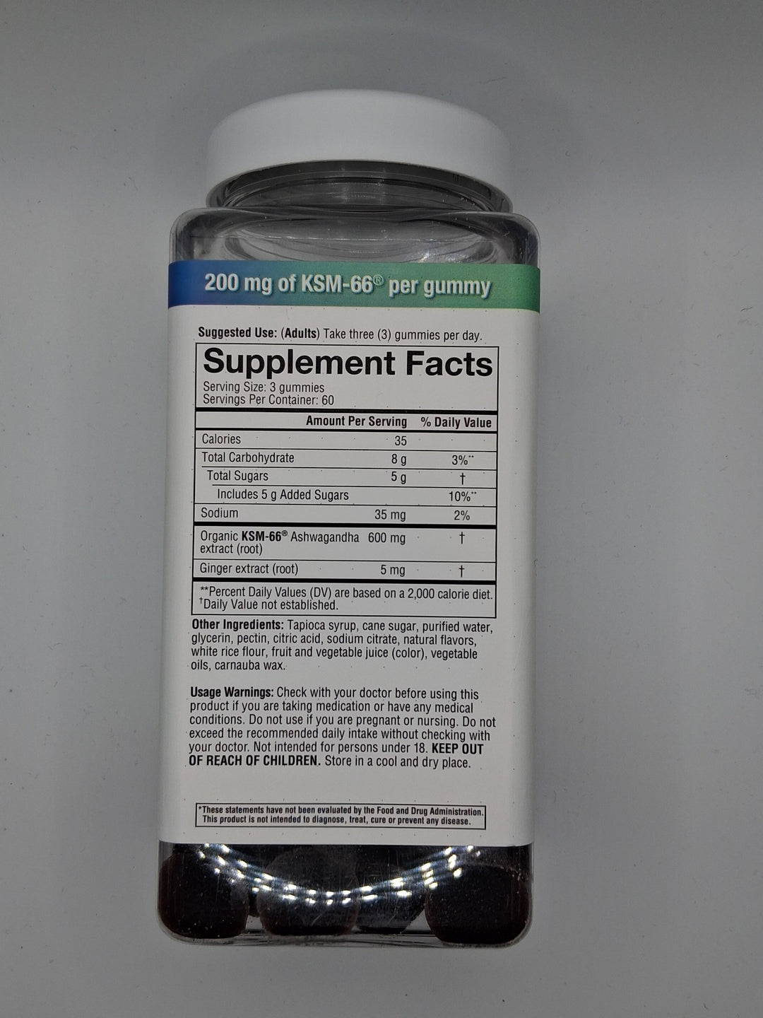 Youtheory Ashwagandha, 180 Gummies, Mixed Berry
