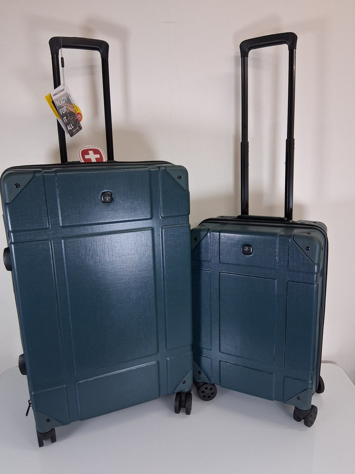 Swiss+Gear - 2pcs Set Hardside Spinner / Sea Moss Green