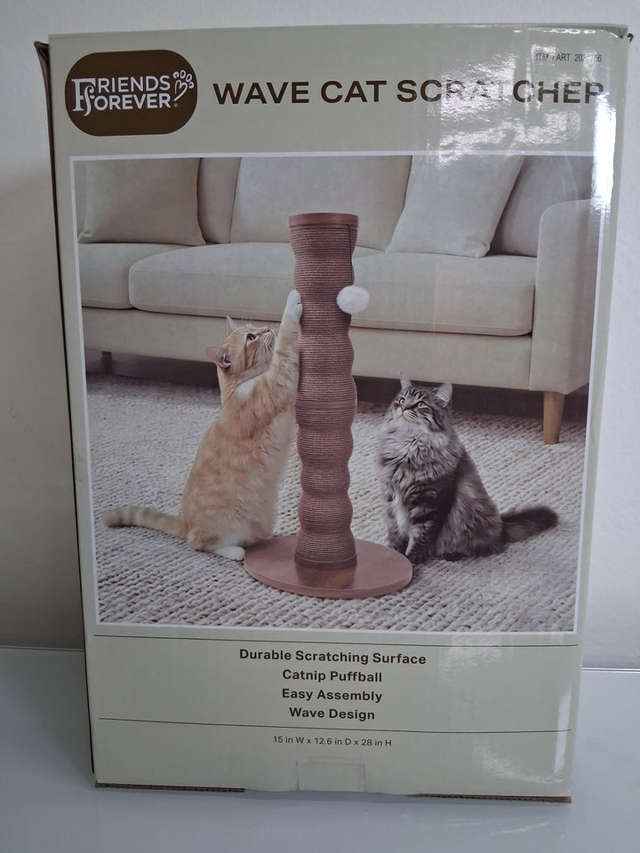 Friends forever - wave cat scratcher
