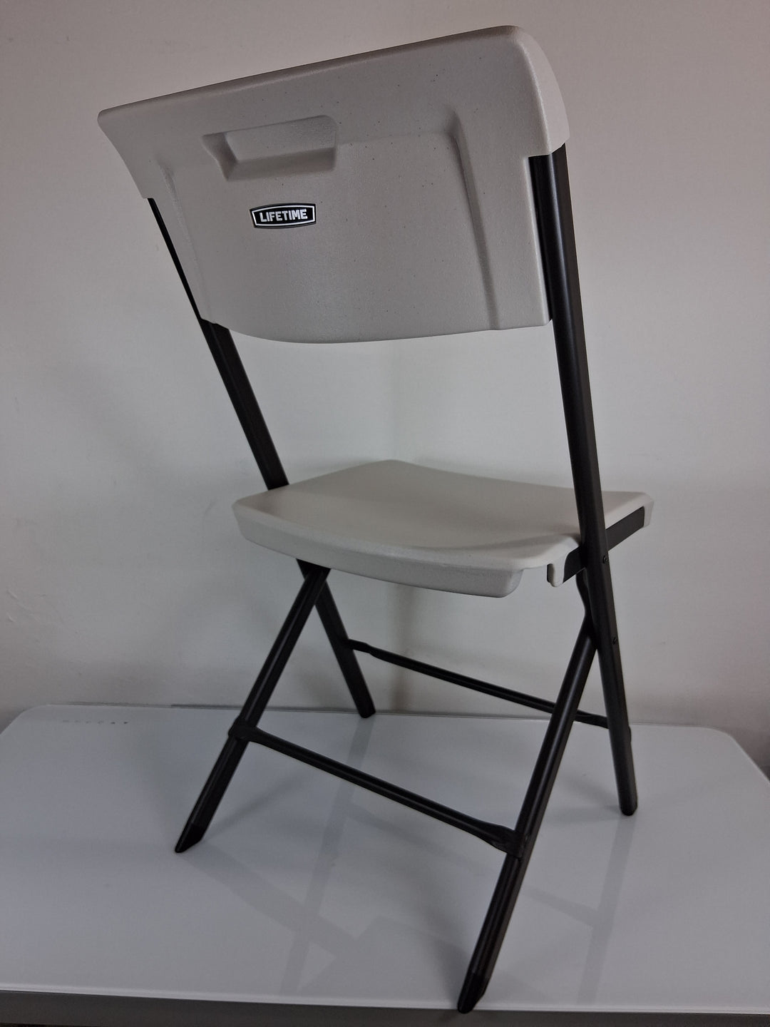 Lifetime- Commercial Folding Chair, 4-pack, Color: Almond