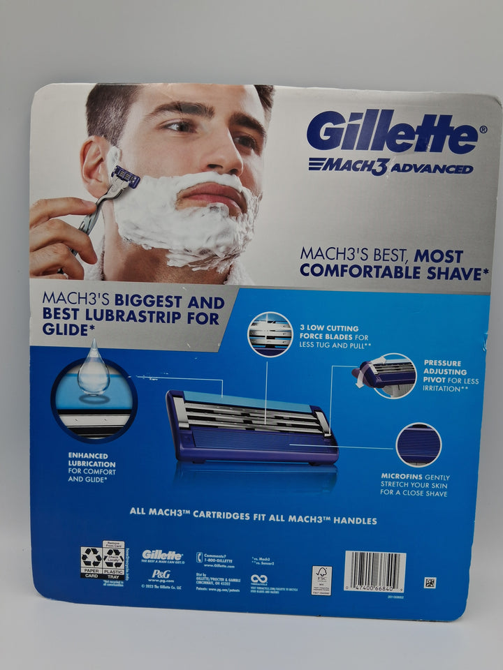 Gillette Mach 3 Advance Refills, 20-Count