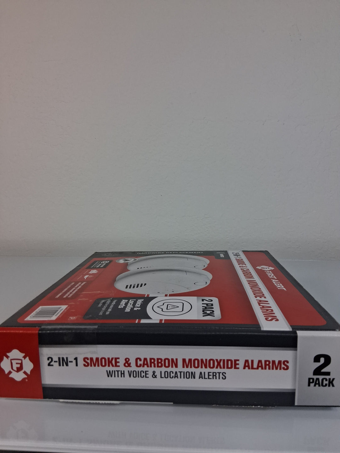 First Alert 2 in 1 Smoke & Carbon Monoxide Alarms 2Pack (wired)