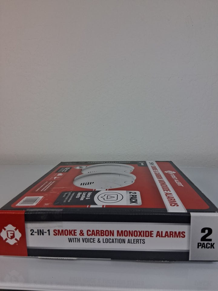 First Alert 2 in 1 Smoke & Carbon Monoxide Alarms 2Pack (wired)