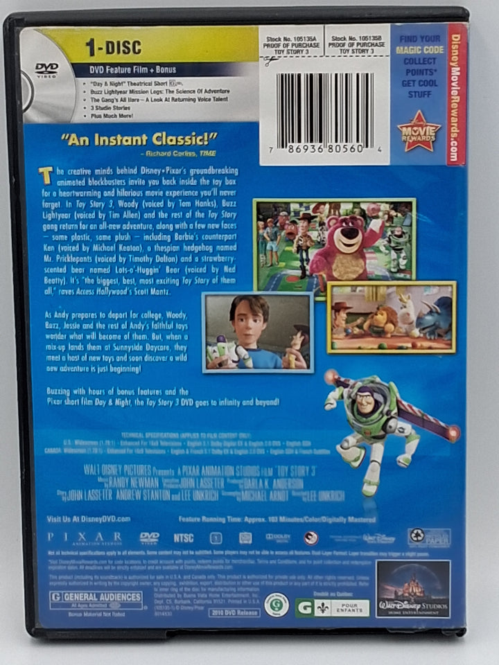 DVD - Toy Story 3