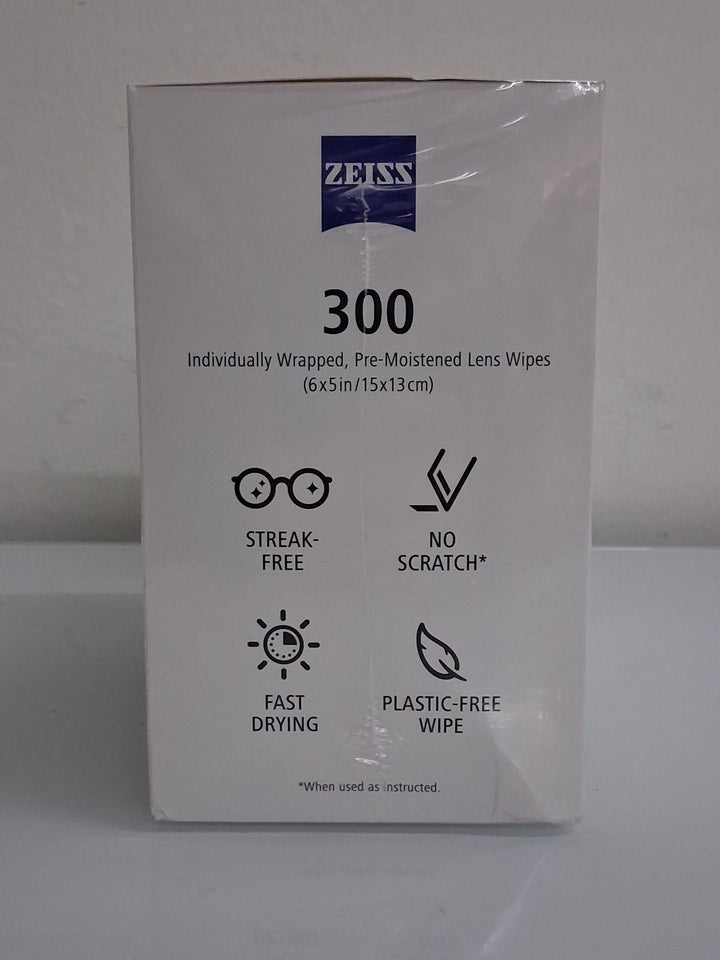 ZEISS Lens Wipes, 300 Wipes