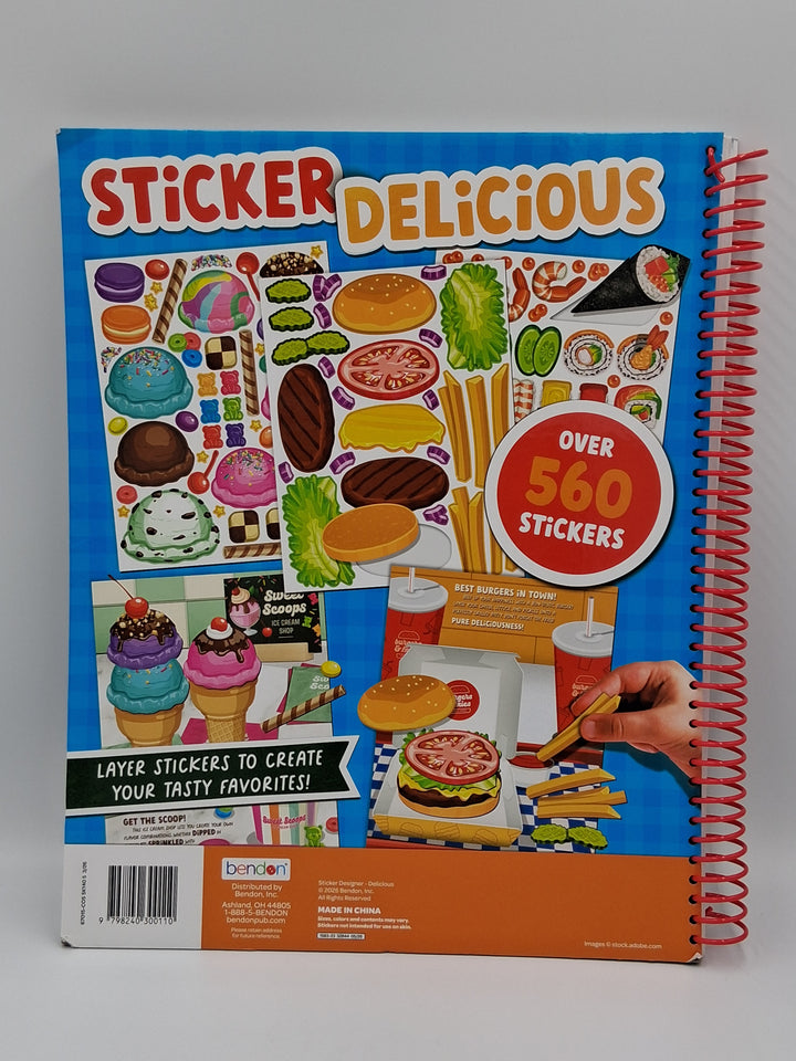 Bendon - Children's Book - Sticker Delicious "Savory & Sweet"