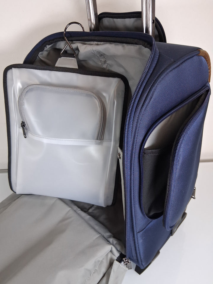Travelpro Crew Classic Softside Carry-On Underseat Bag, Blue, 17-Inch