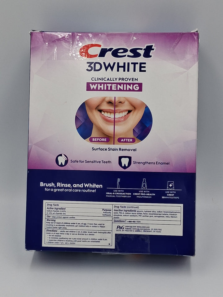 Crest 3D White Brilliant Mint 5 Pack