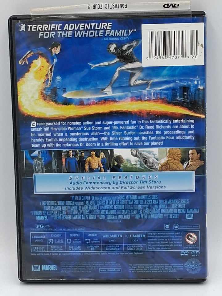 DVD - Fantastic 4 Rise of the Silver Surfer