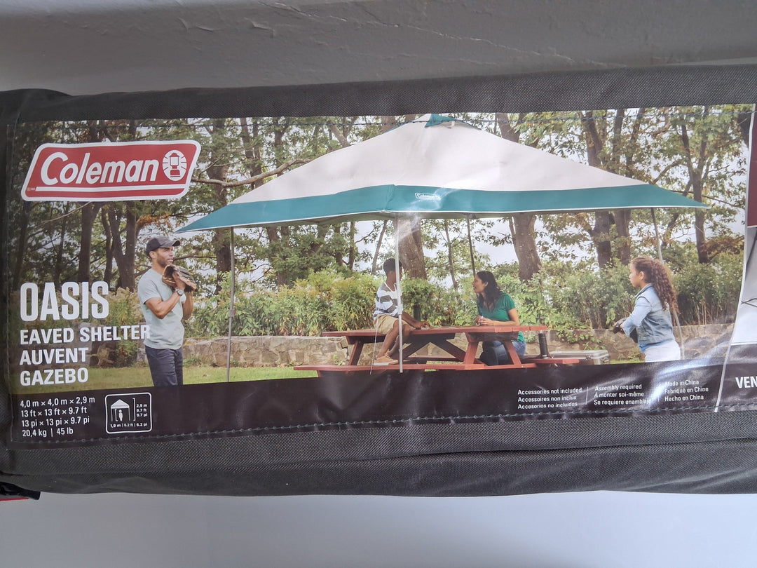 Coleman Oasis 13'x13' Canopy with Wheeled Carry Bag