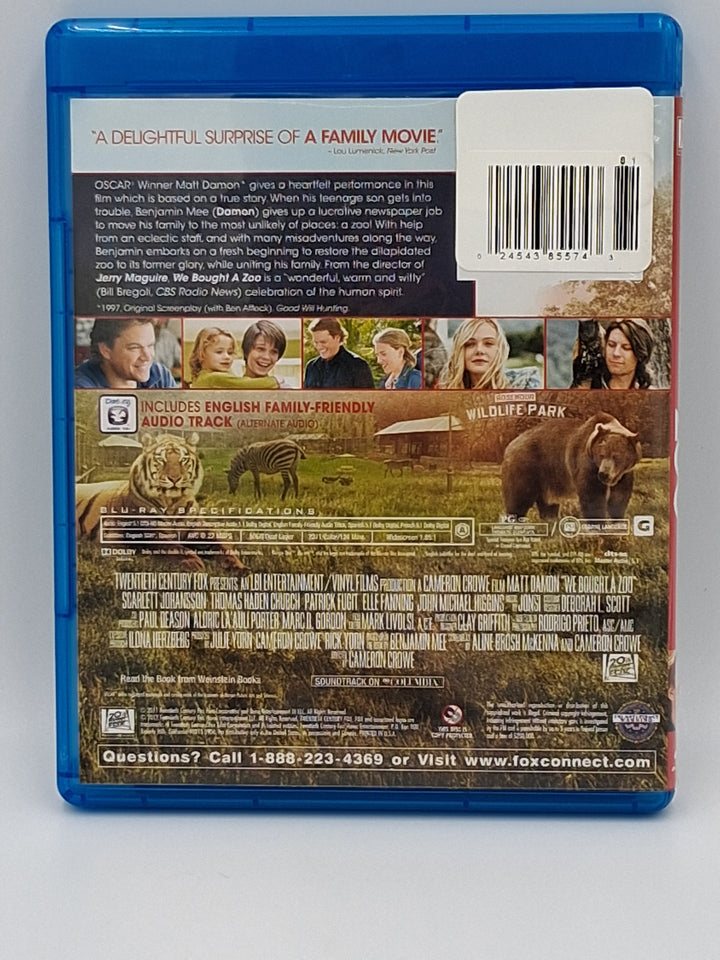 Blu-Ray Disc - We Bought A Zoo