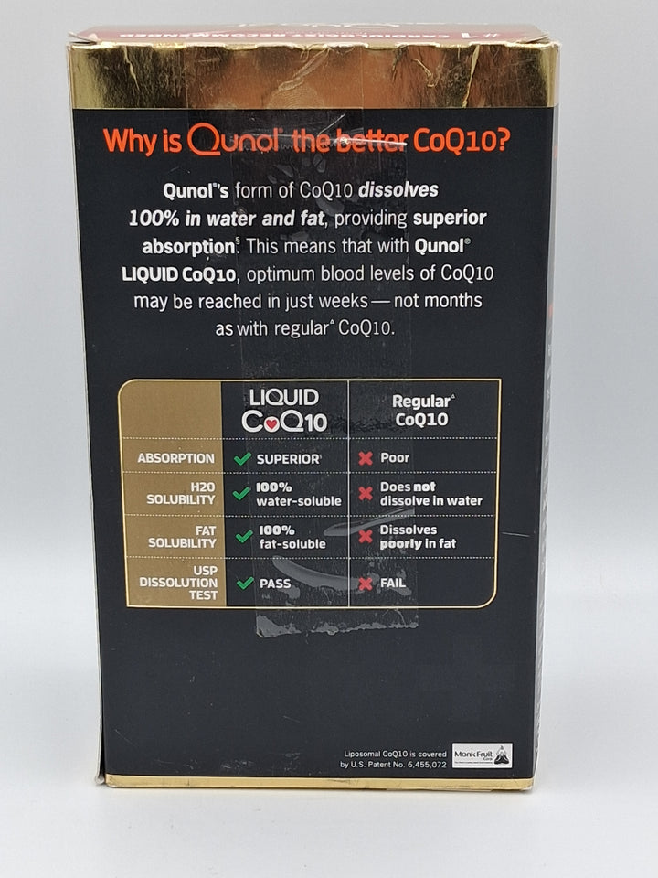 Qunol Liquid CoQ10 100mg., 30.4 fl oz