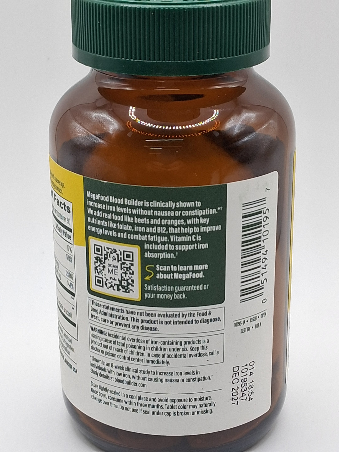 MegaFood - Iron Blood Builder (90 Tablets)
