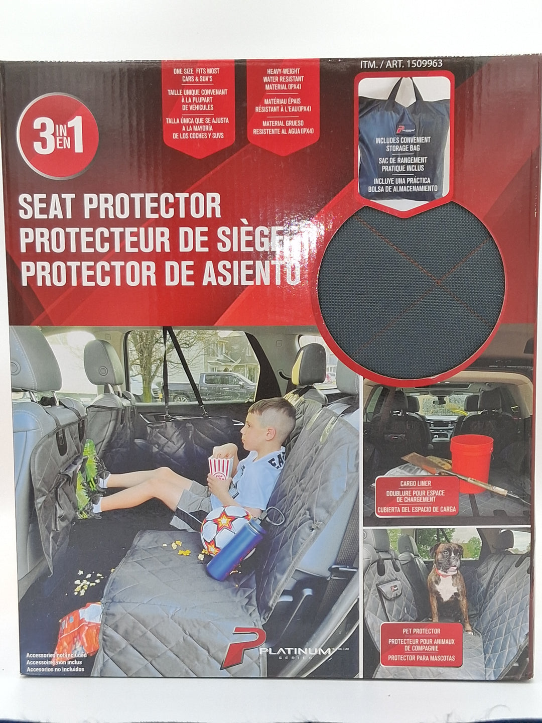 Platinum Series 3 in 1 Seat Protector