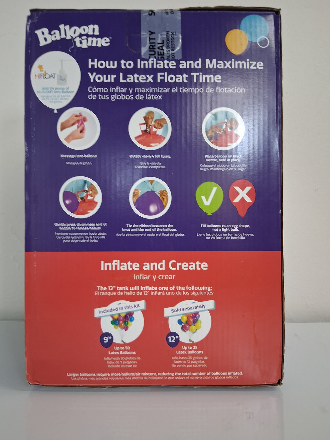 Balloon Time Jumbo Helium Tank Kit with Hi-Float