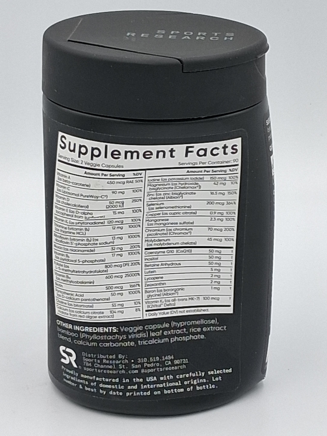 Sports Research Advanced Multivitamin, 180 Veggie Capsules