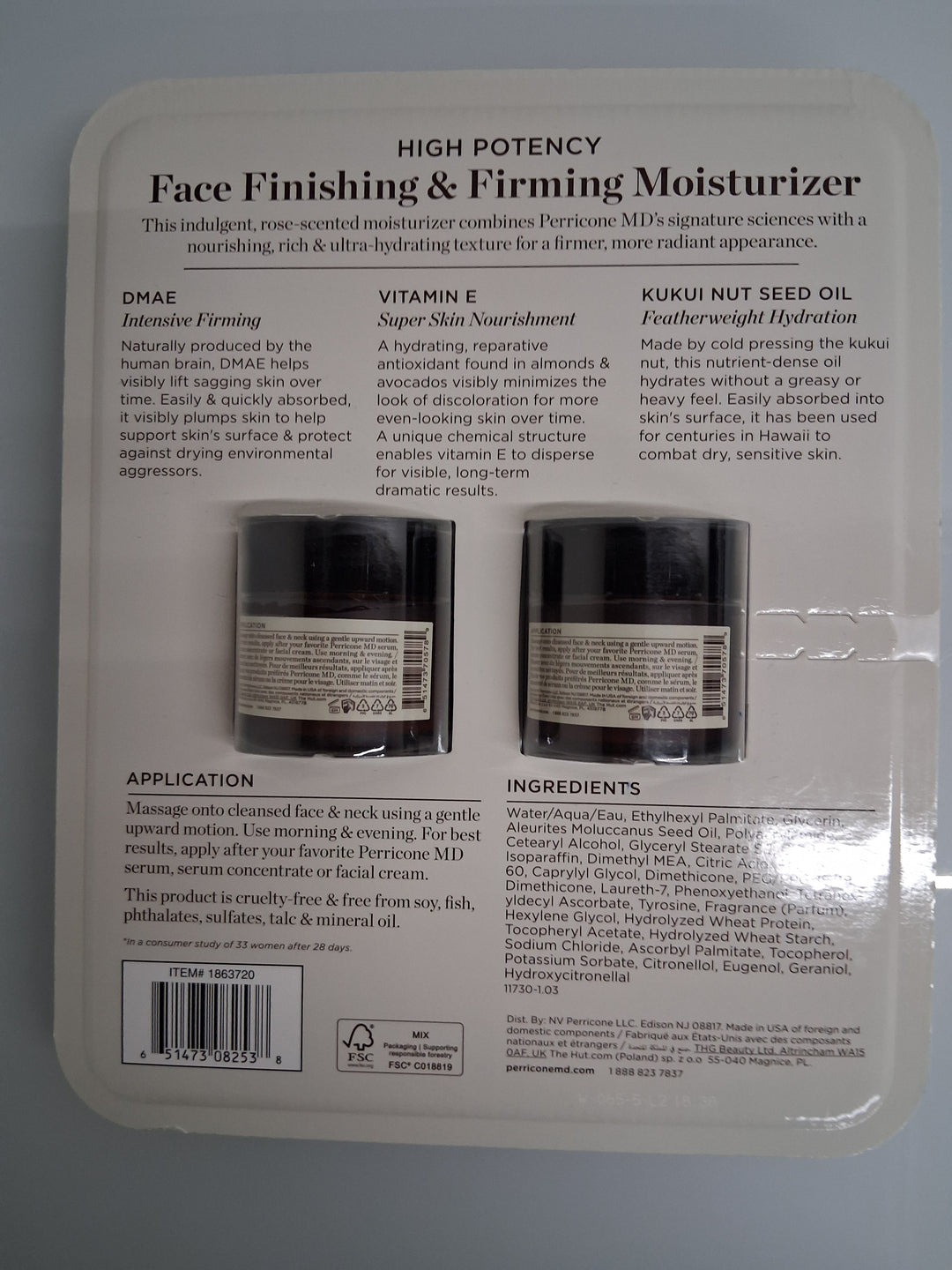 Perricone MD Face Finishing & Firming Moisturizer, 2fl.oz., 2-pack