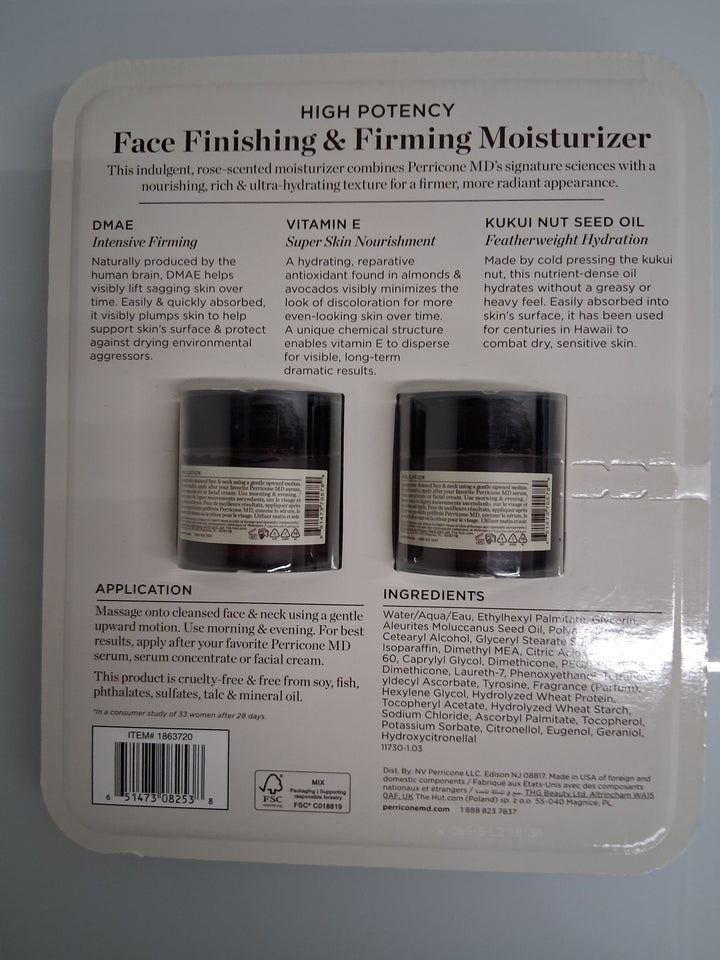 Perricone MD Face Finishing & Firming Moisturizer, 2fl.oz., 2-pack