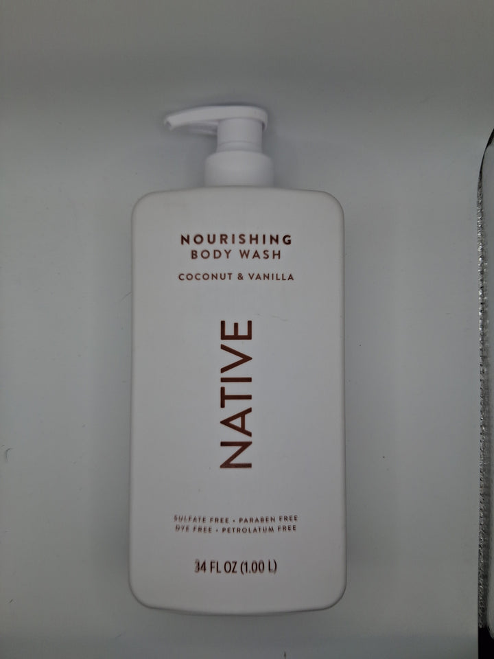 Native Body Wash Coconut & Vanilla, 34 fl oz