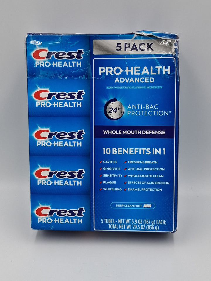 Crest Pro Health Advanced Toothpaste, 5.9 oz, 5 Pack