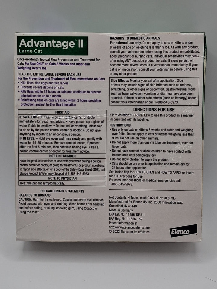 Advantage II Large Cat