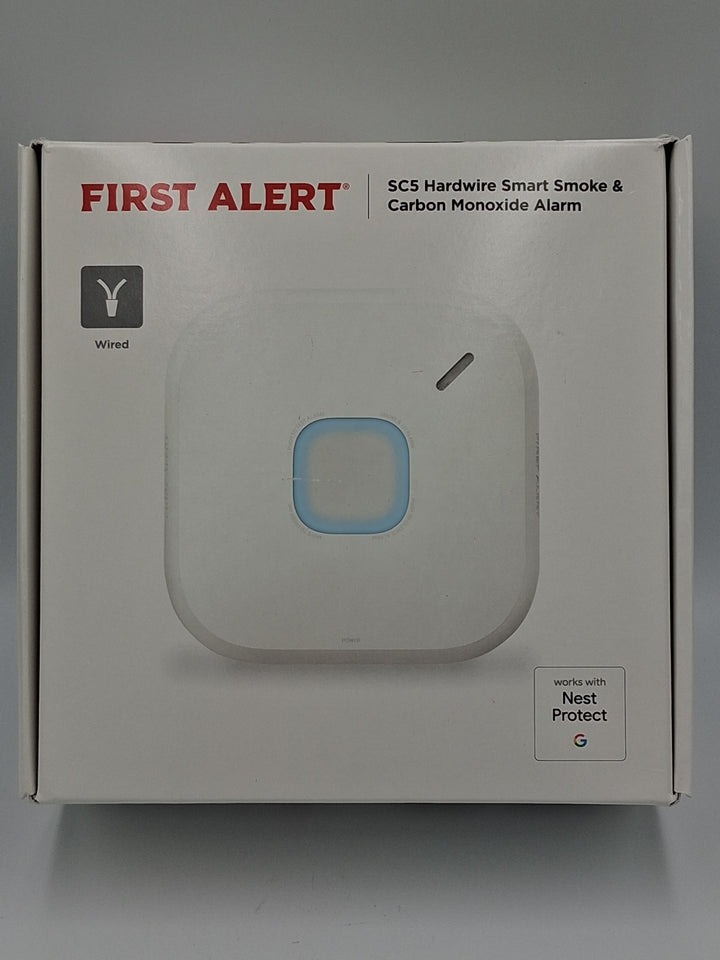 First Alert SC5 Hardwire Smart Smoke & Carbon Monoxide Alarm, Set of 8