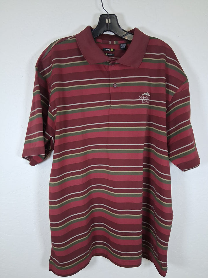 IZOD - Striped XL Polo Shirt