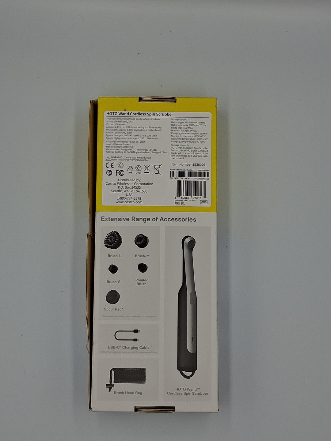Cordless Spin Scrubber