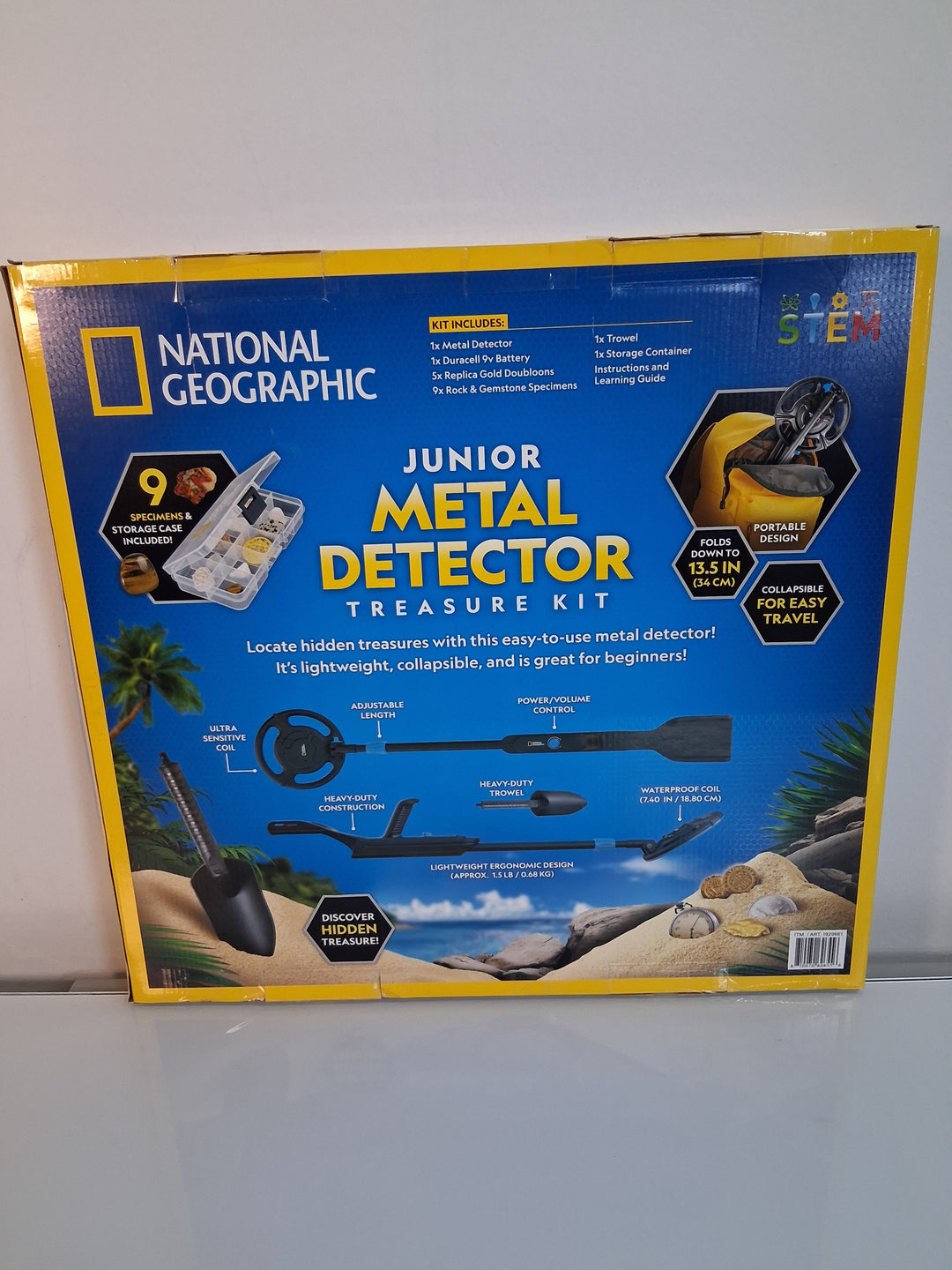 National Geographic Junior Metal Detector Treasure Kit