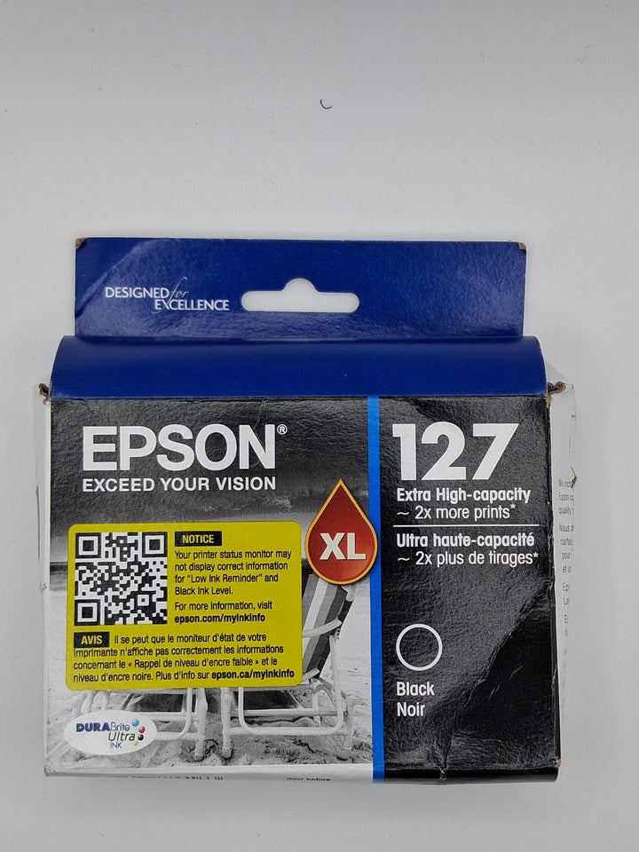 Epson 127 DURABrite Genuine Black XL Cartridge Plus Bonus