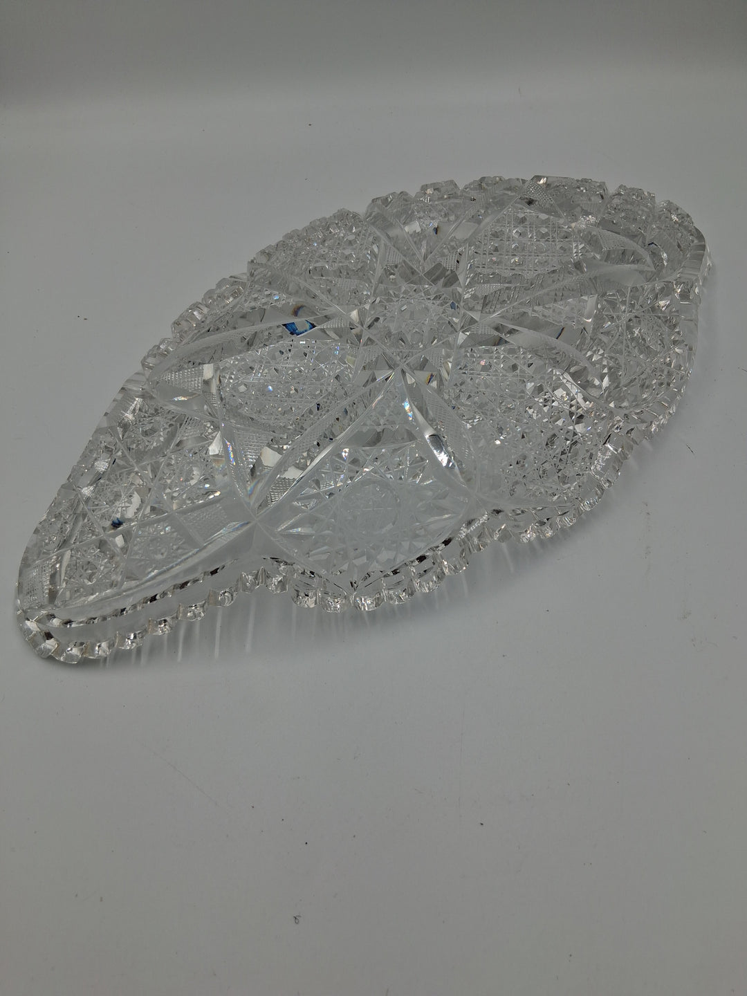 Vintage - Cut Glass Master Ice Cream Tray