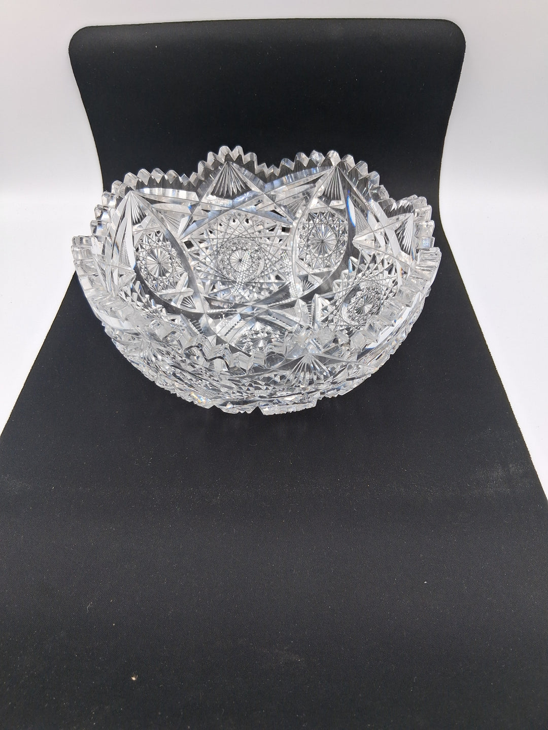 Vintage - Cut Glass 4 Piece Set + 1 Pressed Glass Piece