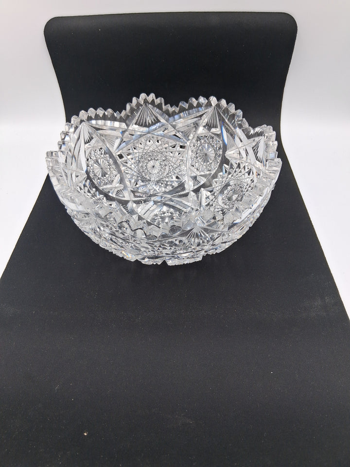 Vintage - Cut Glass 4 Piece Set + 1 Pressed Glass Piece
