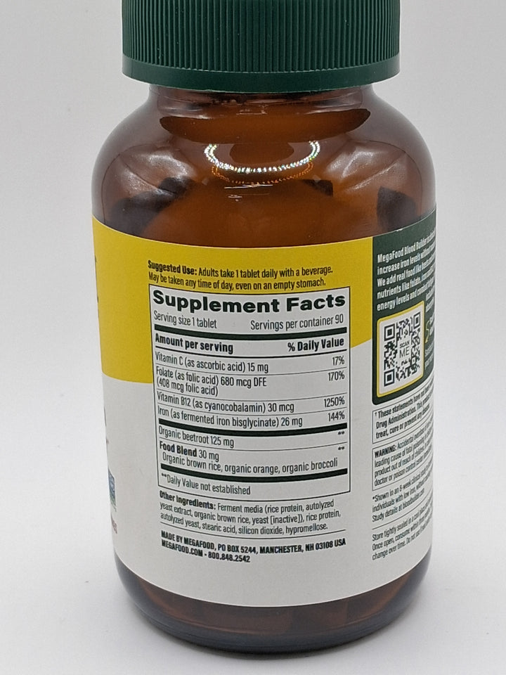 MegaFood - Iron Blood Builder (90 Tablets)