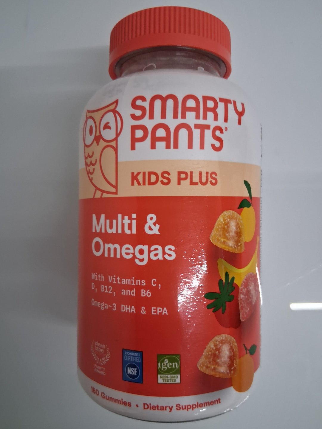 Smarty Pants Kids Plus Multivitamin & Omegas, 180 Gummies