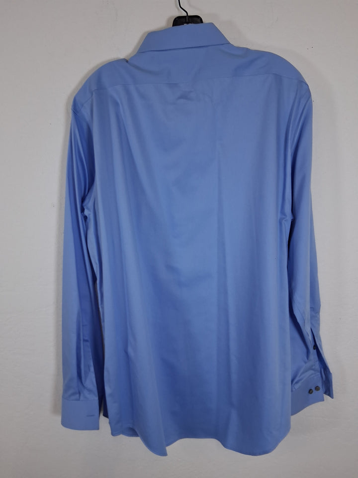 Calvin Klein - Mens Long Sleeve Dress Shirt, Size: XL - 17 1/2