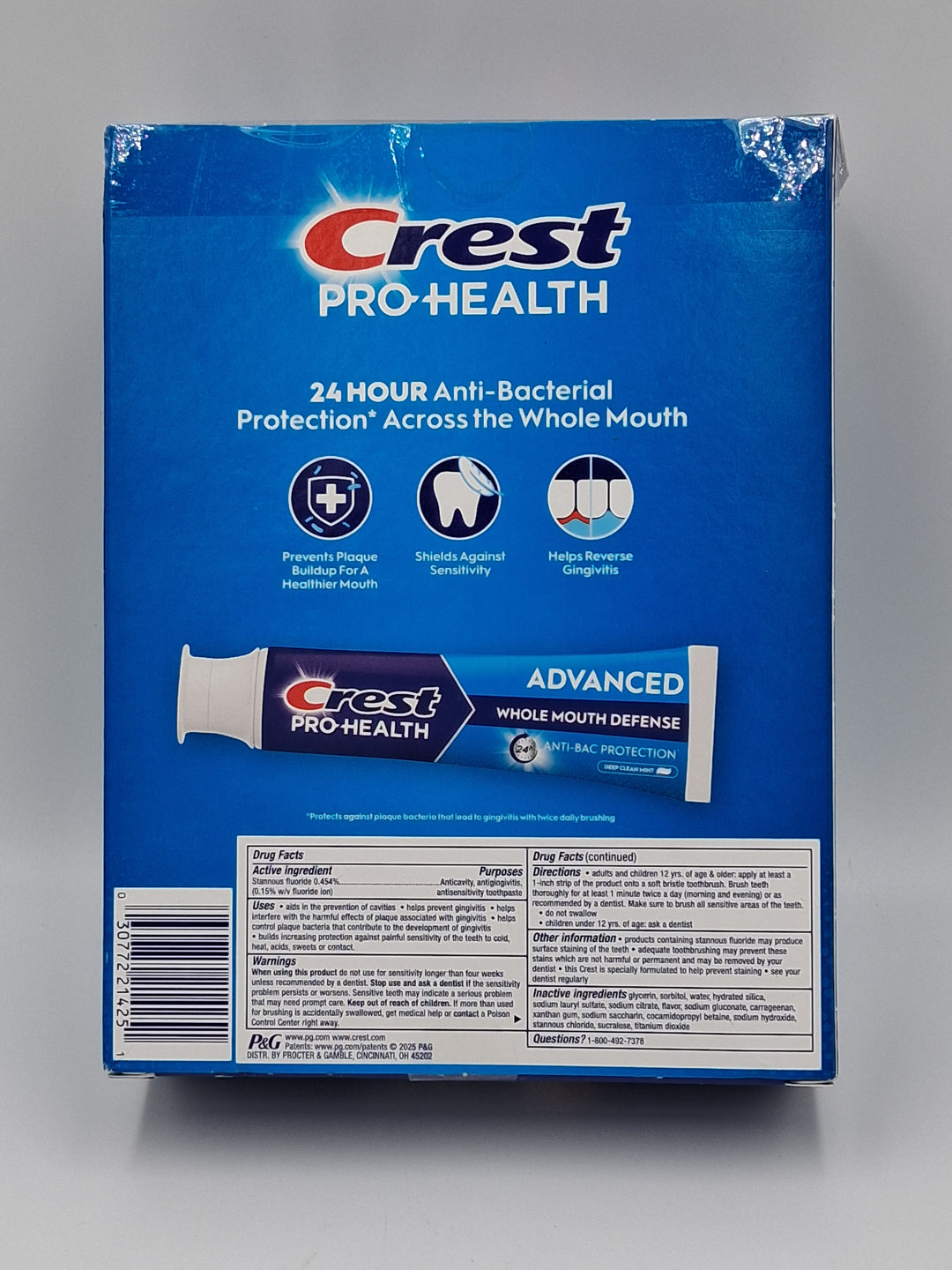 Crest Pro Health Advanced Toothpaste, 5.9 oz, 5 Pack