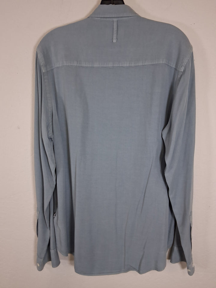 NN07"No Nationality"- Men's Long Sleeve Casual Shirt, Size Lg.