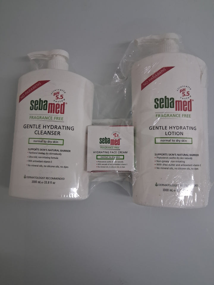 SebaMed - Gentle Hydrating Cleanser, Lotion and Face Cream