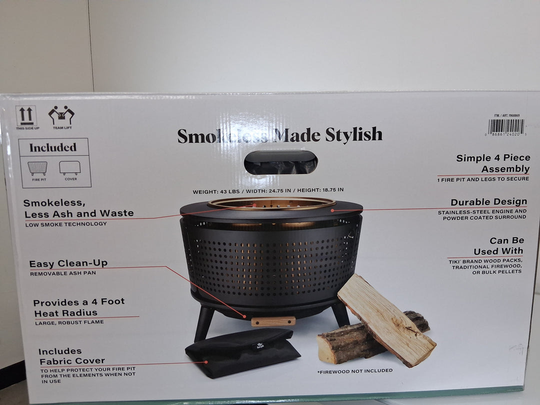 Tiki Brand 25 inch Celebration Smokeless Fire Pit