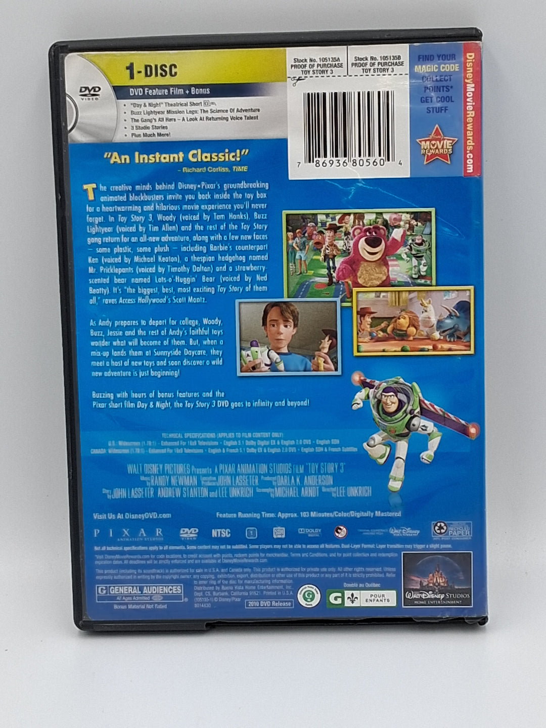 DVD - Toy Story 3