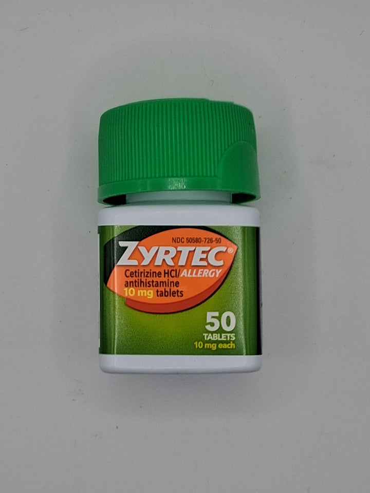 Zyrtec - Certirzine HCI antihistamine 10mg Tablets, 50- count