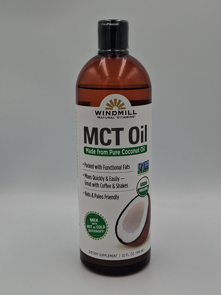 Windmill Natural Vitamins - Organic MCT Oil, Made from Pure Coconut Oil / 32 fl, oz.