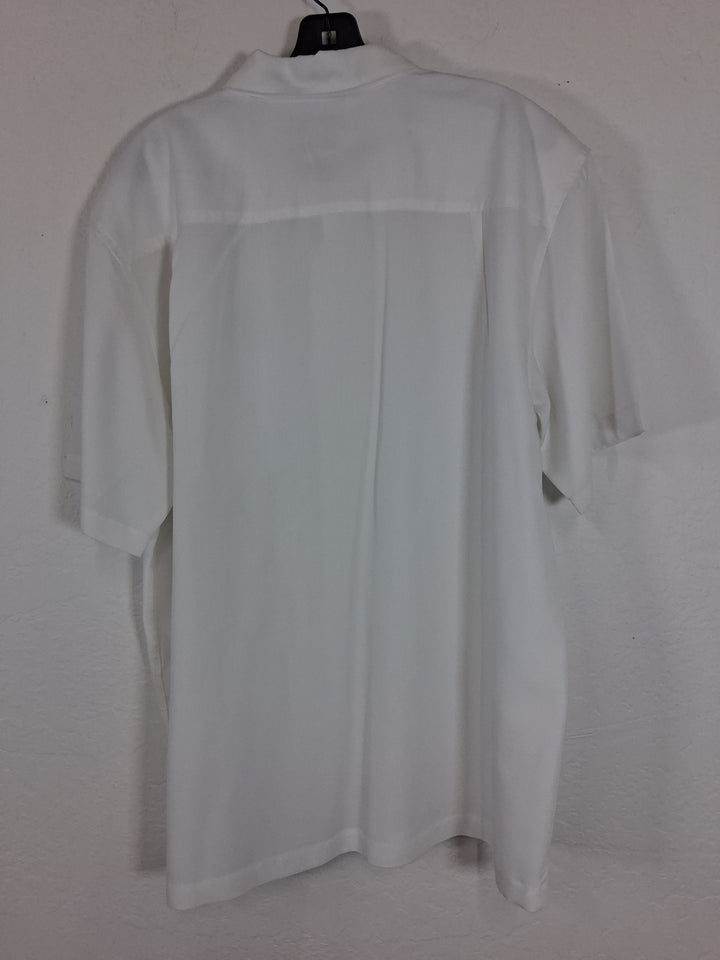 Quicksilver Waterman Collection Mens Button Down Short Sleeve Shirt/Front Pocket - Size Lg
