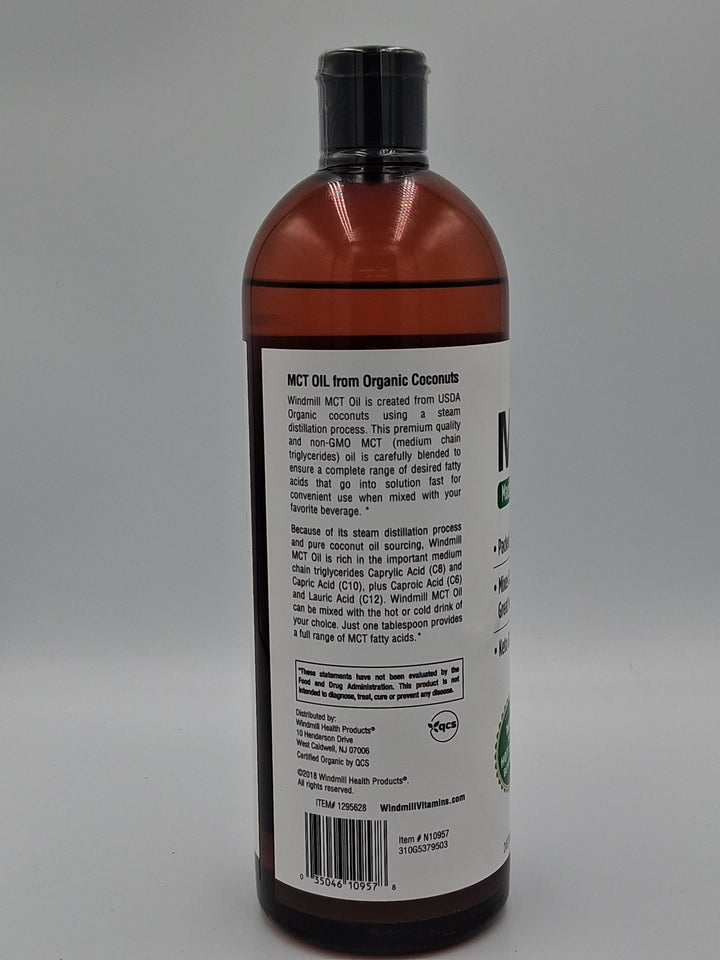 Windmill Natural Vitamins - Organic MCT Oil, Made from Pure Coconut Oil / 32 fl, oz.