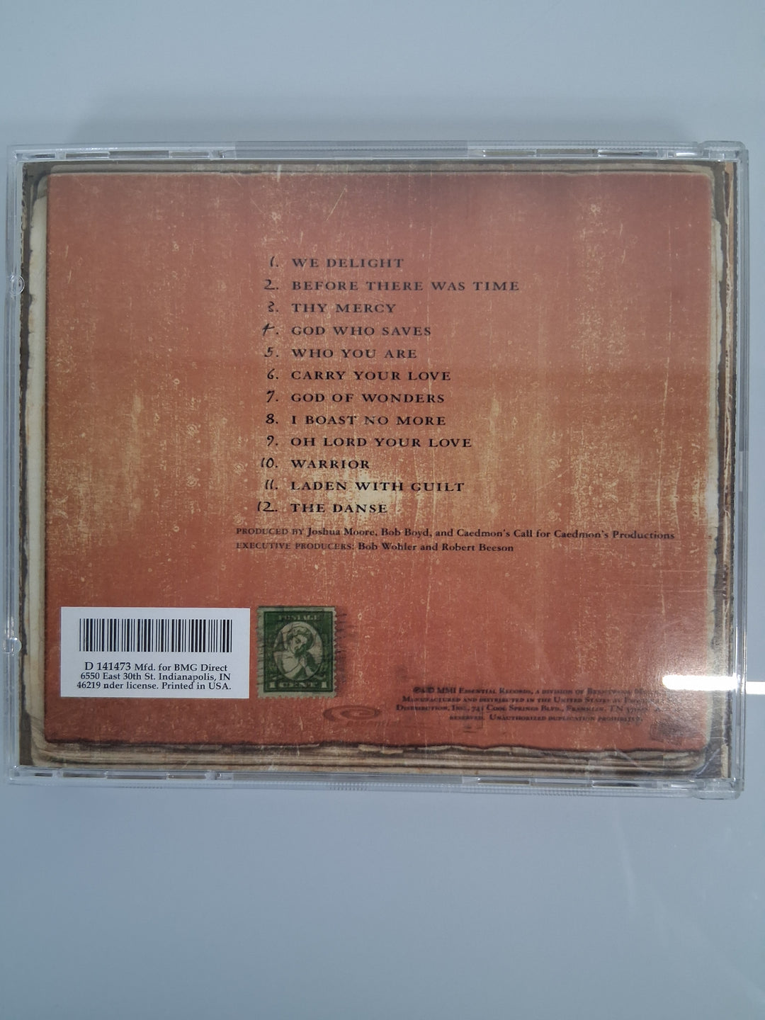 CD - Caedmon's Call - In The Company Of Angels a call to worship