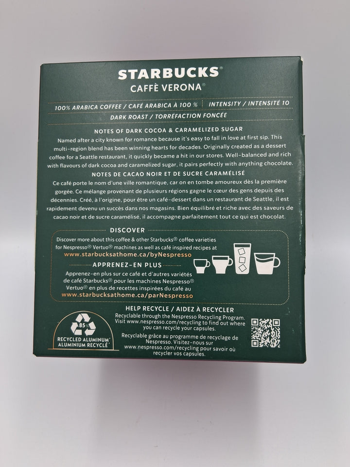 Starbucks Caffe Verona Nespresso