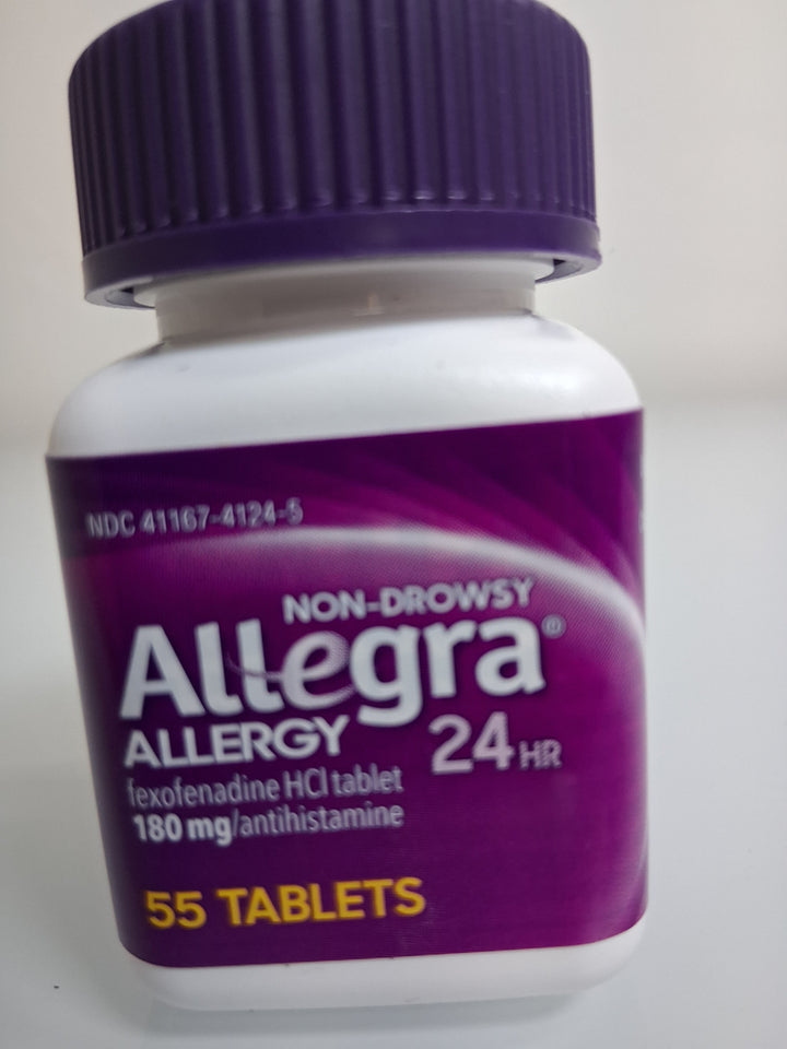 Allegra Allergy Non-Drowsey, 55 tablets 24hr.